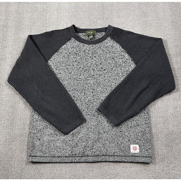 Eddie Bauer Sweater Adult Large Lambs Wool Blend Sweatshirt Casual Outdoor Men's - Picture 1 of 16